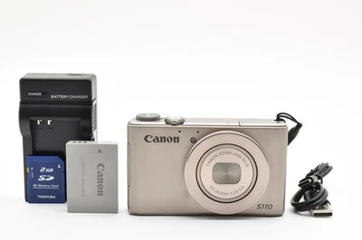 [PLZ READ] Canon PowerShot S110 12.1MP 5xOptical Zoom Digital Camera Silver 2642 - Image 1 of 4