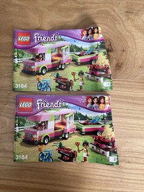 Lego Friends Adventure Camper 3184 Instruction Manuals Books 1 &2