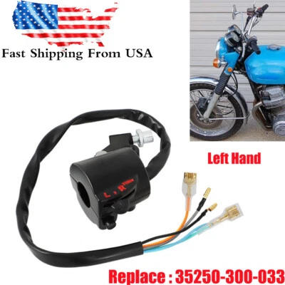 Honda CB/CL 450 CB500 CB750 CB  Left Clutch Side Handlebar Switch 35250-300-033 - Image 1 of 4