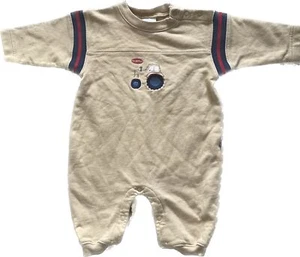 Vintage Carter's Coverall Boys 3-6 Months Tractor - Picture 1 of 2