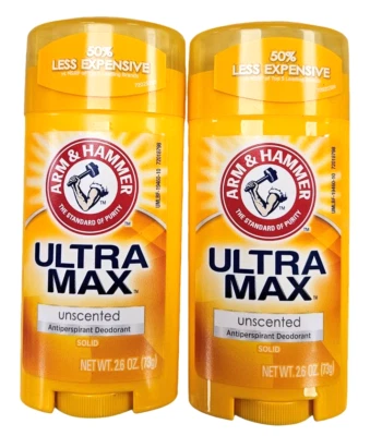 Arm & Hammer 止汗剂 ULTRA MAX - 未指定 - 2.6 盎司(2 包) — 第 1/2 张图片