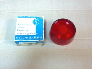 NOS VINTAGE 1957 58 59 60 1961 STUDEBAKER HAWK TAILLIGHT LENS 57 TS - Picture 1 of 6