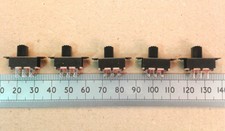 Qty 5 : DPDT Miniature Slide Switch 2P2T
