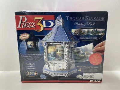 Wrebbit Thomas Kinkade The Gazebo Lights Up Puzz 3D Foam-Backed Puzzle - 231 Pcs - Image 1 of 4