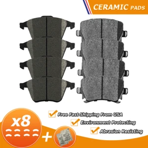 Front & Rear Ceramic Brake Pads for 2006 - 2009 Audi A4 A6 A4 Quattro A6 Quattro - Picture 1 of 7