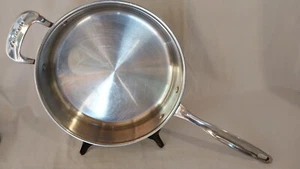 Cuisinart 4 qt (3.8L) Stainless Steel High Impact Bonded Base Sauté Pan #17550HD - Picture 1 of 11