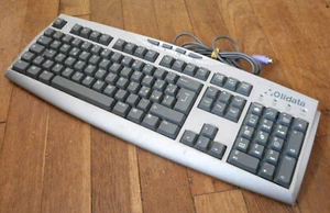 RARE Clavier vintage OLIDATA SK-1689 ps/2 PC keyboard vintage QWERTY (ITALIAN) - Photo 1/3
