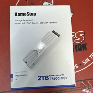 GameStop Storage Expansion 2TB NVMe M.2 PCIe Gen 4x4 SSD w/ Heatsink BRAND NEW - Picture 1 of 1