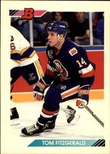 #369 Tom Fitzgerald - New York Islanders - 1992-93 Bowman Hockey - Image 1 of 1