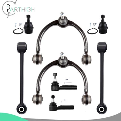 8x Front Control Arm Ball Joint Tie Rods Sway Bar For 2006-2010 Jeep Commander - Image 1 of 4