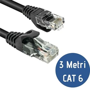 Kabel Ethernet Di Netzwerk Lan Internet CAT6 3 M UTP Modem Router Draht - Bild 1 von 1
