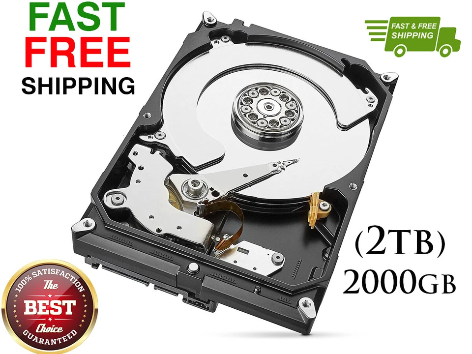 2000GB 2TB DEFENDER DVR NVR Compatible Hard Drive Internal 3.5 FREE SHIPPING - Image 1 of 1