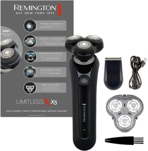 Remington, Rasoio elettrico barba, Uomo, con testine rotanti flessibili X5 Limit - Foto 1 di 10