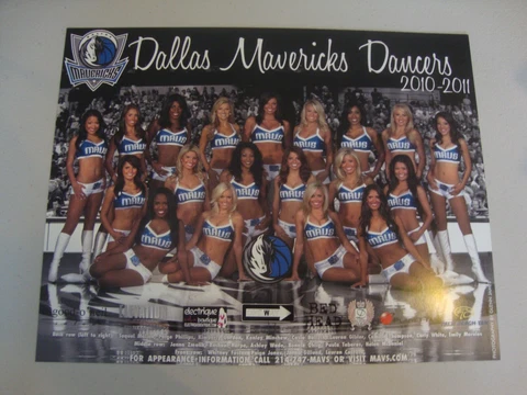 Dallas Mavericks Dancers 2010 2011 Season Poster Cover