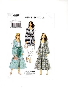 Vogue V9377 Size XS-S-M. Size 4-14, Unlined Jacket and Belt, Uncut - Picture 1 of 4