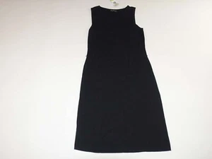 Jones New York Women's Sleeveless Knit Sheath Dress Medium NWT Black Knee Length - Picture 1 of 6
