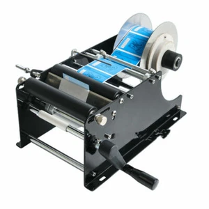 Label Applicator Manual Round Bottle Labeling Machine Adhesive Sticker Labeler - Picture 1 of 12