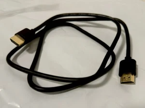 PREMIUM HDMI CABLE 3.3ft - 1080P BLURAY 3D TV PS3 XBOX LCD LED ETHERNET HD 4K - Picture 1 of 4