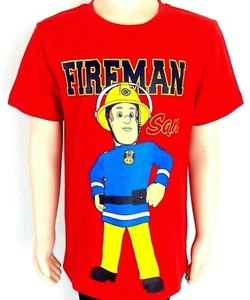 FEUERWEHRMANN SAM 128 T- SHIRT ROT FEUERWEHR FEUERWEHRAUTO JUPITER KURZARMSHIRT - Bild 1 von 10