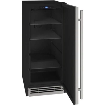 Uline UHRE115-IS01A 15 Inch Compact Freestanding Refrigerator PANEL READY - Image 1 of 4