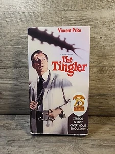 The Tingler VHS VCR Tape Vincent Price Judith Evelyn Classic Horror Pre-owned - Picture 1 of 15