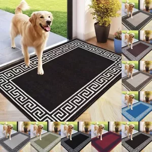 Non Slip Indoor Door Mats Small Large Door Mat Washable Rugs Kitchen Floor Mats - Picture 1 of 53