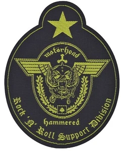 Motörhead Support Division Cut Out gewebter Aufnäher- woven Patch NEU & OFFICIAL