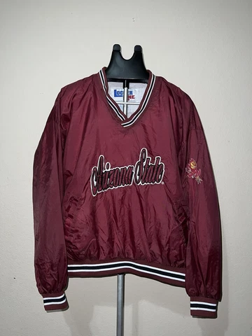 Vintage Arizona State Sun Devils V Neck Windbreaker Pullover Embroidered Size XL Cover