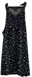 Banana Republic’s Women’s Sleeveless Navy Print Top w/tie Size XS - Picture 1 of 6