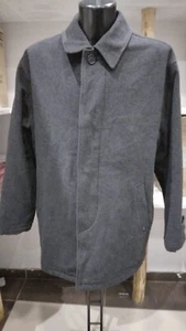 CAPPOTTO MISTO LANA usato FACIBA Uomo Man Grigio Tg 56 PGS376PI - Imagen 1 de 9
