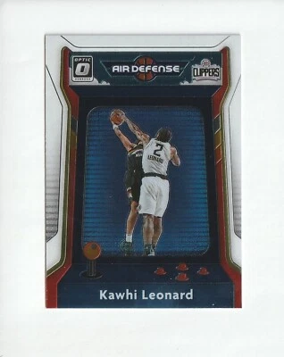 Kawhi Leonard 2020 Panini Donruss Optic Air Defense #4 Los Angeles Clippers - Image 1 of 2