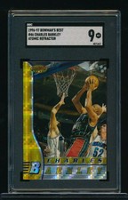 1996-97 Bowman's Best #46 Charles Barkley Atomic Refractor SGC 9 mint