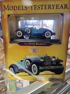 2006 MATCHBOX Models of Yesteryear 1931 Stutz Bearcat Roadster Blue Two-Tone NIP - Image 1 of 4