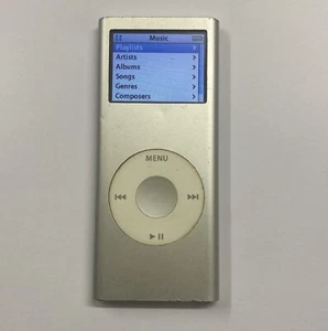 Apple iPod Nano 2nd Generation Model A1199 Silver 2GB Tested Working - Picture 1 of 6