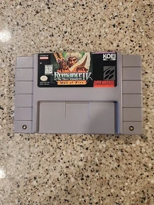 Romance of the Three Kingdoms IV: Wall of Fire SNES (Super Nintendo) Original - Bild 1 von 2