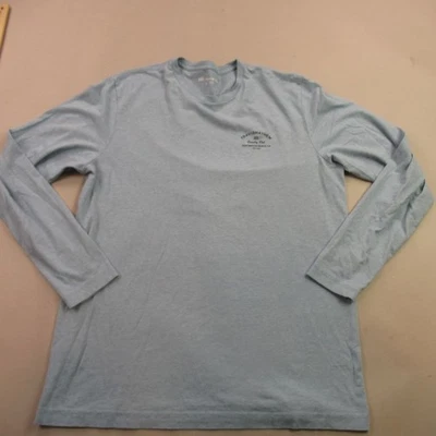 Travis Mathew Shirt Mens XL Long Sleeve Blue Crew Neck Lightweight Casual - Image 1 of 4