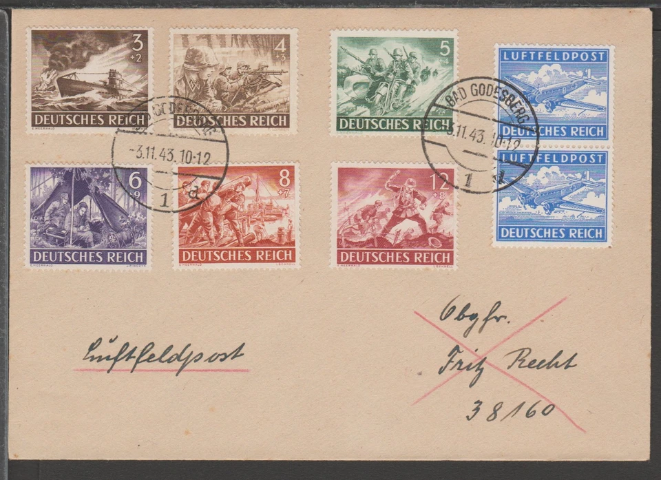 ✔️ GERMANY 3. Reich WWII WEHRMACHT EXCELLENT COVER - Image 1 of 1