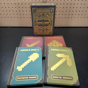 Minecraft the Complete Handbook Collection - Majong - Scholastic 4 Book Set LOT  - Picture 1 of 2
