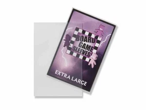 Extra Large Size 65x100mm Clear Non-Glare Board Game Sleeves (50) - Picture 1 of 3
