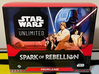 Star Wars Unlimited SPARK OF REBELLION Prerelease Kit **FACTORY SEALED** - Image 1 of 4