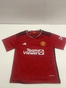 Manchester United Home Shirt 22 Rashford No 10 Childs - Picture 1 of 20