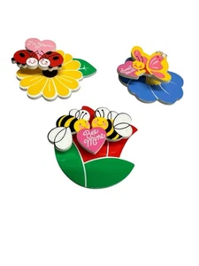 3 Vintage Avon Sweetheart Magnete "Bee Mine" "Sweet Heart" "I'mn Yours" - Bild 1 von 12