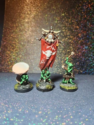 Hand Painted Reaper Bones Goblin Banner Miniatures - Image 1 of 4