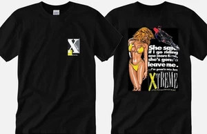 Camiseta negra vintage 1993 Xtreme Racing motocross puntada única - Imagen 1 de 7