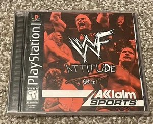WWF Attitude PS1 PlayStation 1 + Scheda Reg - Completo!! CIB PULITO E TESTATO!! - Foto 1 di 5