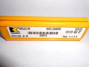 5 x KENNAMETAL SNMG120404MN KC9125 (SNMG431MN KC9125) - Picture 1 of 1