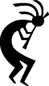 Kokopelli Vinyl Sticker Decal Fertility Agriculture - Choose Size & Color - Picture 1 of 2