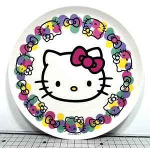 Hello Kitty Plate Zak 2017! "Diseño de corona de melamina de 10"" Sanrio, Co, LTD. - Imagen 1 de 8