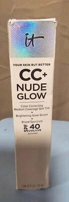 *NEW* IT COSMETICS CC+ NUDE GLOW CREAM w/ SPF40 DARK BRONZE  - Image 1 of 4