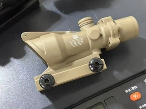 4x32 ACOG Style Tactical Scope - Fiber Optic Illuminated Rifle Optic new - Picture 1 of 19